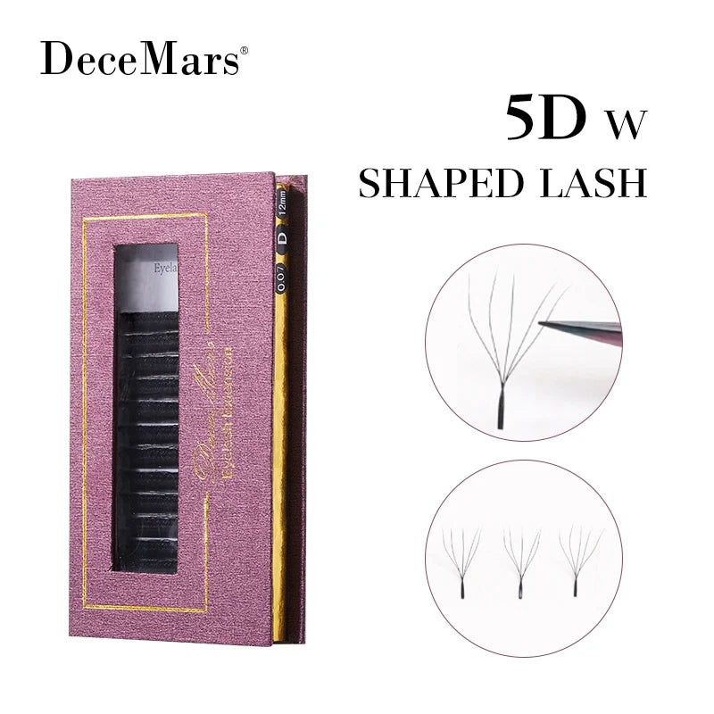 DeceMars 5D W Shaped Eyelash Extension