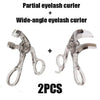 Dual Clip Eyelash Curler with Comb