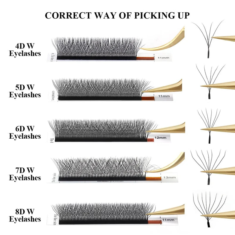 Premade Fan Eyelash Extensions