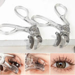 Dual Clip Eyelash Curler with Comb