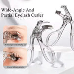 Dual Clip Eyelash Curler with Comb