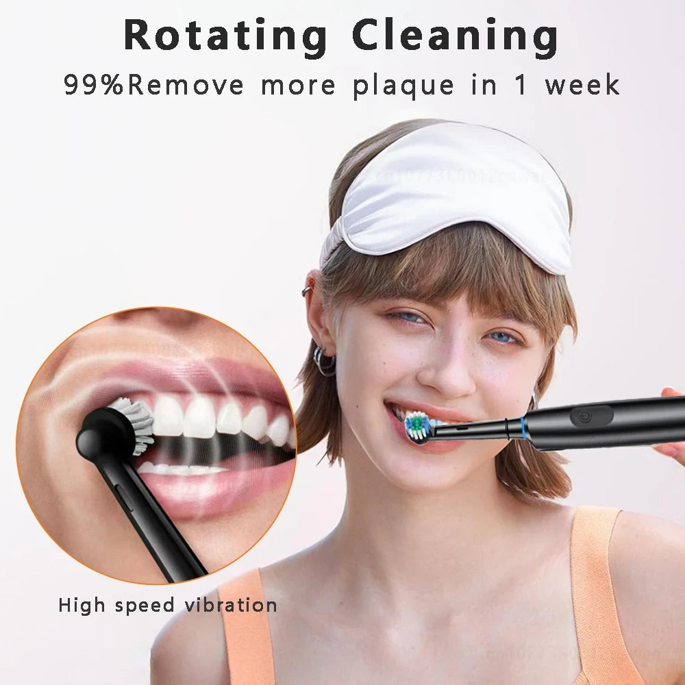 Rechargeable Electric Toothbrush with Travel Case