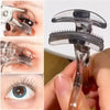 Dual Clip Eyelash Curler with Comb