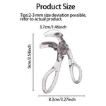 Dual Clip Eyelash Curler with Comb